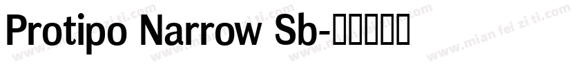 Protipo Narrow Sb字体转换